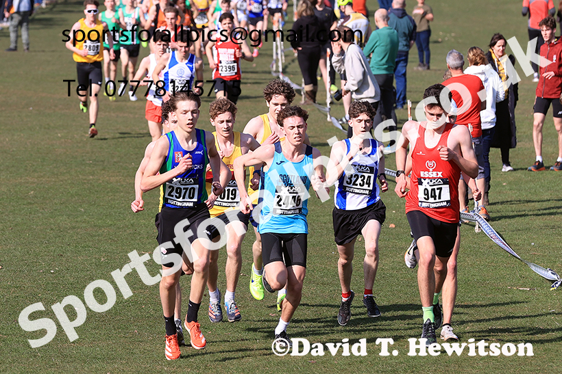 GMens under-17s 2025 UK CAU Inter Counties Cross Country Champs., Wollaton Park, Nottingham. Photo: David T. Hewitson/Sports for All Pics